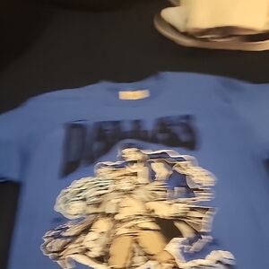 Vibrant Blue Graphic Kids T-Shirt